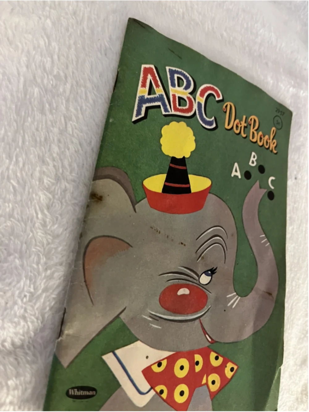 Vintage 60’s Whitman Dot To Dot Activity Book WORN SOME AREAS HTF ELEPHANT ONE